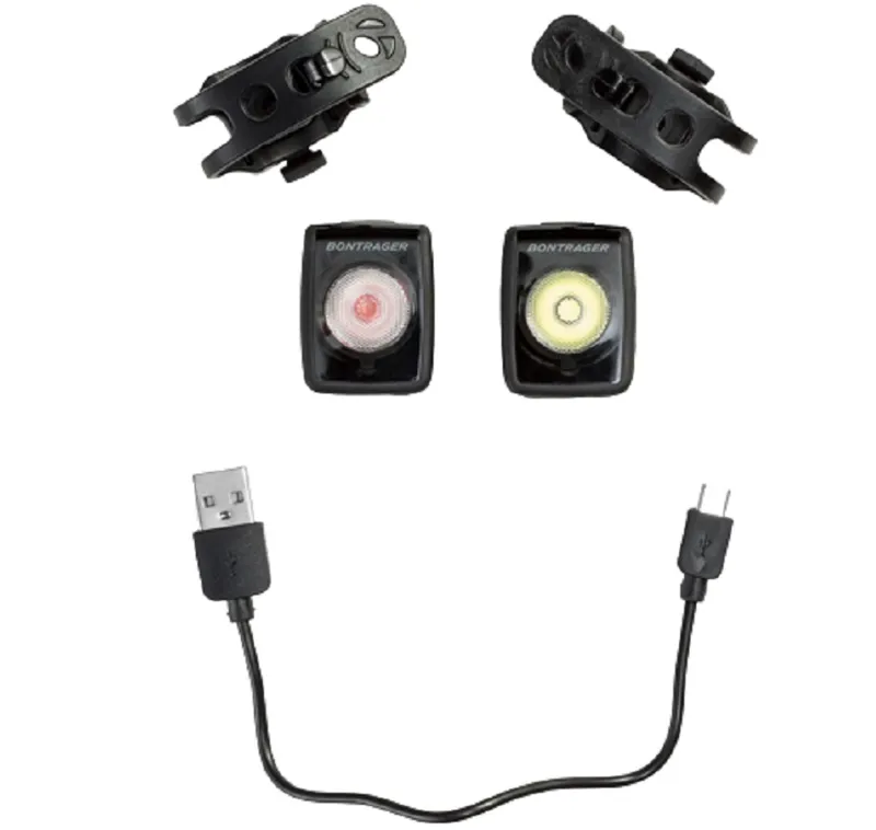 BONTRAGER ボントレガーION200RT+FLARE RT ライトセット Bontrager Ion 200 RT/Flare RT Light Set Black